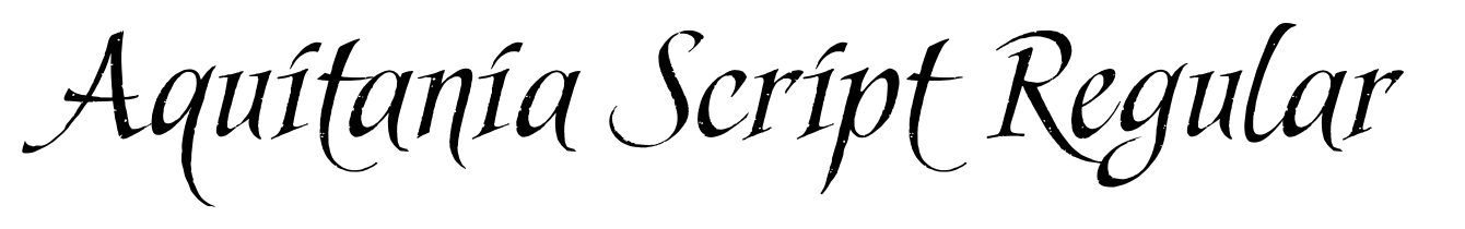 Aquitania Script Regular